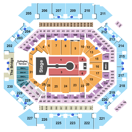 Barclays Center Ariana Grande Seating Chart
